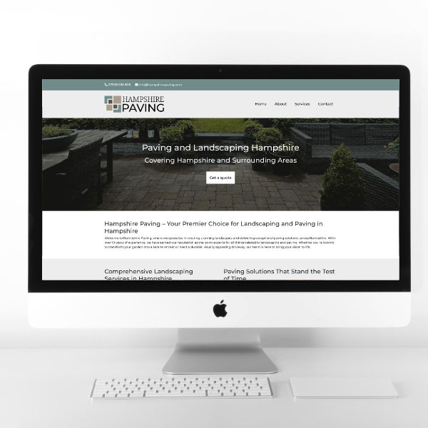 Hampshire Paving | Website Design | Website Preview Image