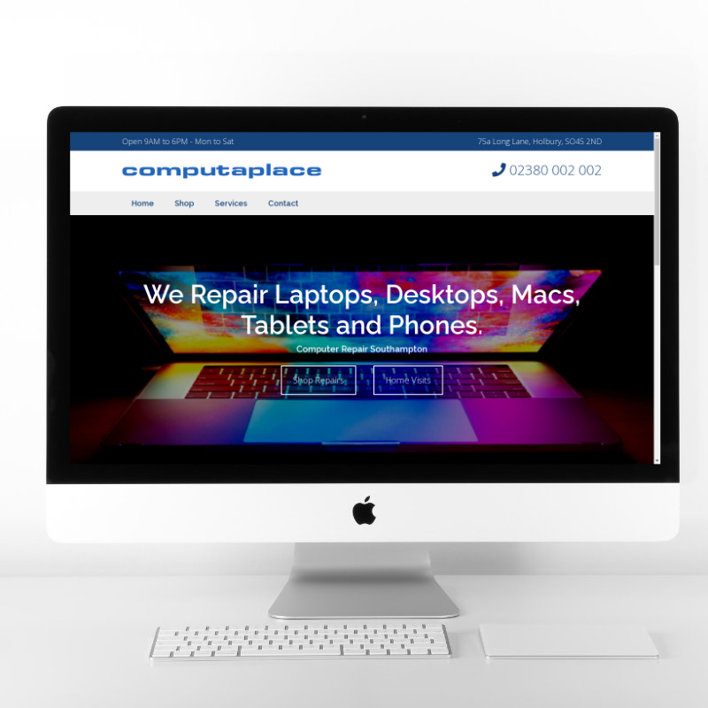 Web Design Southampton - Web Design Project Completed by Plexaweb.