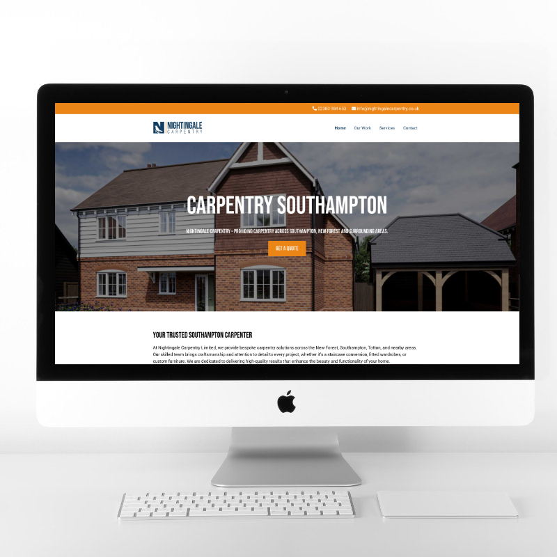 Nightingale Carpentry | Web Design by Plexaweb